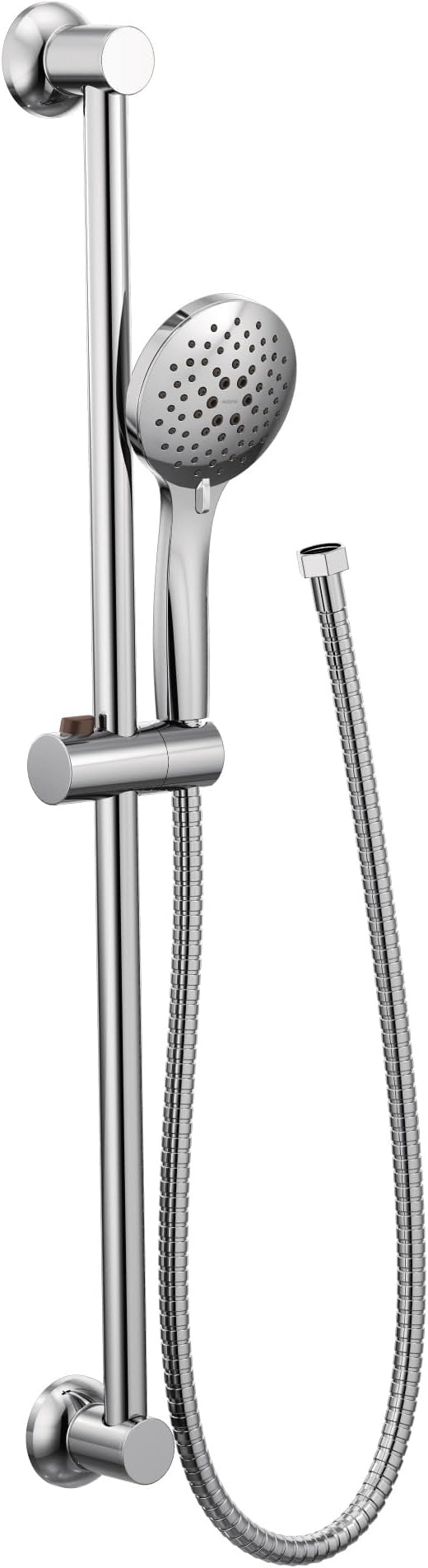Moen Chrome Eco-Performance 5-Function Handheld Removable Shower Head, Adjustable 30-Inch Slide Bar and 69-Inch Long Hose, 3558EP