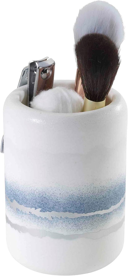 Avanti Linens - Tumbler, Resin Countertop Accessories, Marble Inspired Bathroom Essentials (Murano Collection)