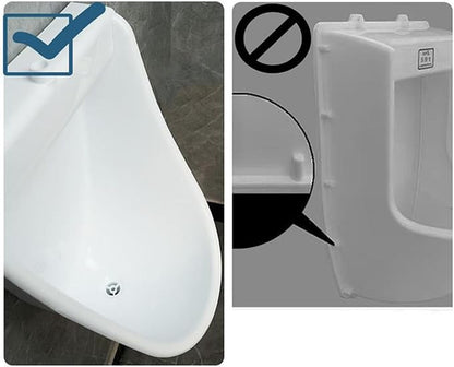 Floating Toilet Wall Mounted Male Toilet with Flush | Male Urinals for Home Dorm Garden RV Apartment Dad Boyfriend Grandpa
