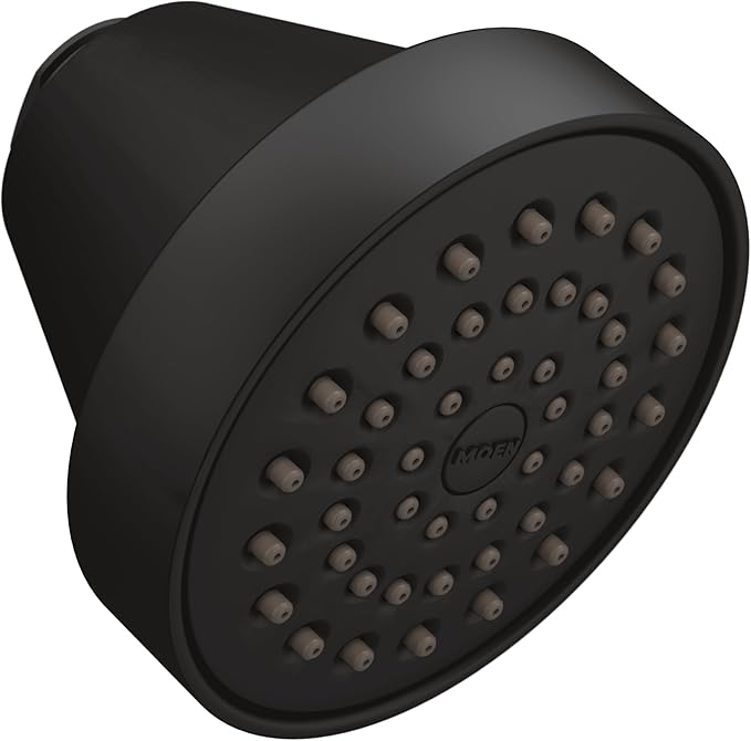 Moen 6399EPBL Align One-Function Eco-Performance Fixed Showerhead, Matte Black
