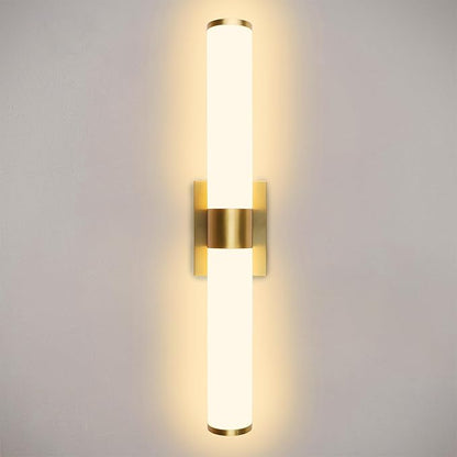 Kalium 24in Modern Wall Sconces, Dimmable Bathroom Vanity Lights, 3000K Warm White LED Indoor Sconces Lighting for Bathroom, Stairs, Living Room, Bedroom. Hardwired.