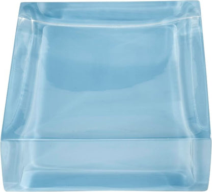 Izod - Soap Dish, Sleek Resin Countertop Accessories, Dorm Room Essentials, Modern Home Decor (Marina Collection, Blue)