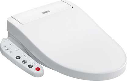 R&T V2601 Electric Bidet Seat, Elongated Smart Toilet Seat with Warm Water, Adjustable Heated Seat, Air Dryer, Night Light, Bidet Attachment for Toilet