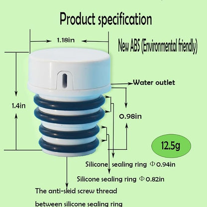 Portable Bidet for Toilet, Travel, Hiking or Camping. Compatible with Every Bottle. Ultralight