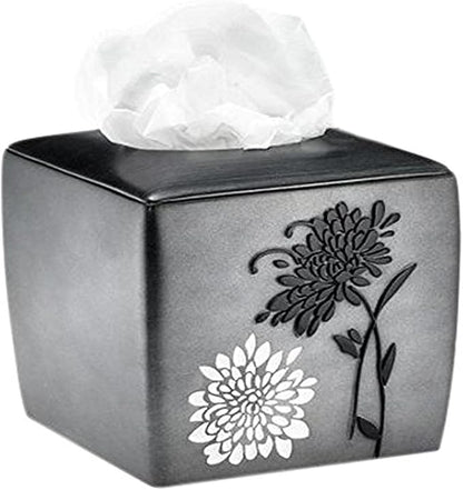 Popular Bath Tissue Box, Erica Collection, Grey