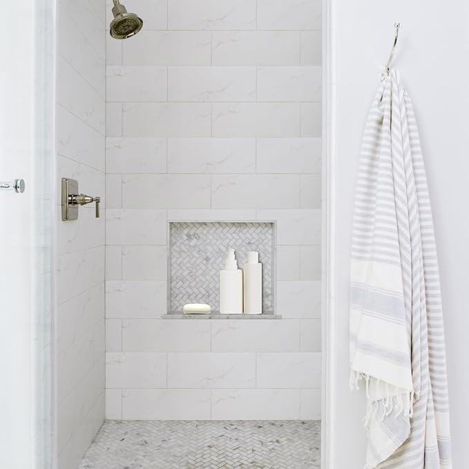 Shower Niche Insert Tile Ready 12"x12",Embedded Size 13"x13",Depth 4" | Niche for Shower Wall,Waterproof Ready to Tile Niches Single Recessed Shower Shelf for Bathroom Renovation/Soap Storage
