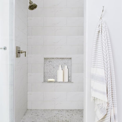 Shower Niche Insert Tile Ready 12"x12",Embedded Size 13"x13",Depth 4" | Niche for Shower Wall,Waterproof Ready to Tile Niches Single Recessed Shower Shelf for Bathroom Renovation/Soap Storage
