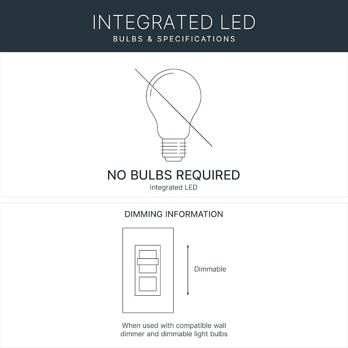 Kichler Gen 1 LED Downlight in White, 7.5” Ceiling Flush Mount Wet Rated Interior Dimmable Light for Living Room, Dining Room, Kitchen, Bathroom and Bedroom, 3000K, (7.5” x 1.5”), 43846WHLED30