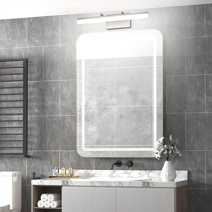 Aipsun Brushed Nickel Vanity Light Adjustable 20 inch Modern LED Bathroom Light Fixtures Over Mirror Rotatable Vanity Lighting 5500K