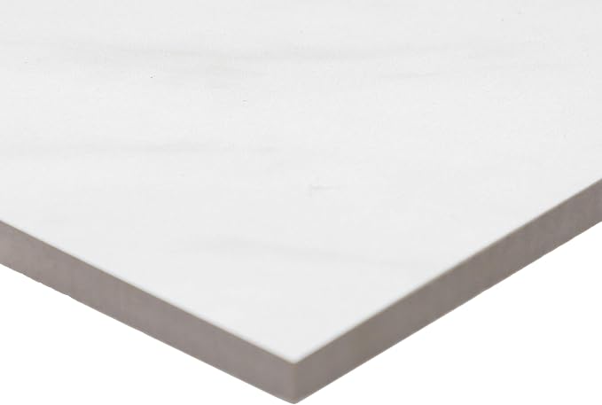 Daltile Perpetuo 24" X 24" Porcelain Marble Look Floor Tile in Polished Brilliant White (4 pieces per carton) (15.20 sqft per carton)