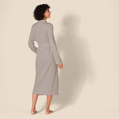 Amazon Essentials Women's Lightweight Waffle Full-Length Bath Robe (Available in Plus Size)