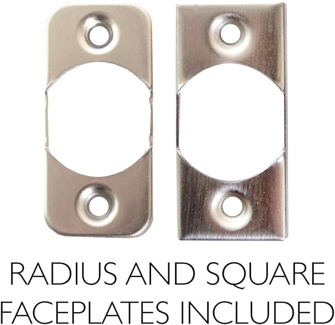 Design House 753301 Cambridge 2-Way Adjustable Passage Door Knob, Satin Nickel