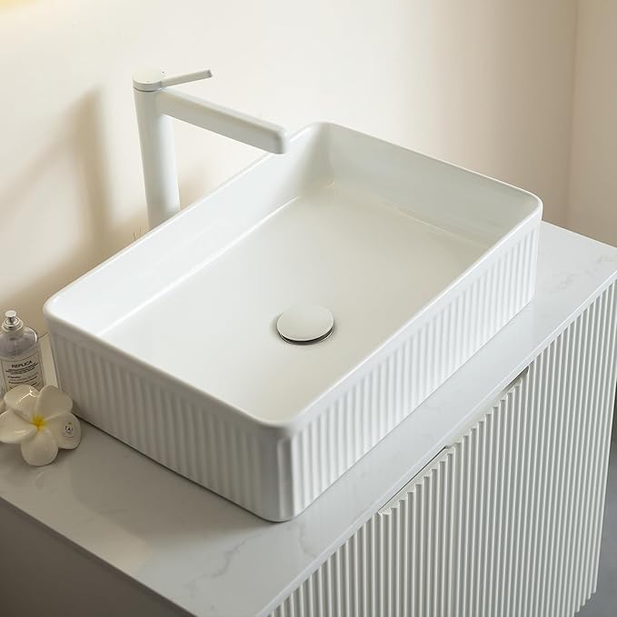 30" Bathroom Vanity with Sink, Small Bathroom Vanity with Durable Ceramic Basin and Sintered Stone Countertop and Soft Closing, Freestanding Bathroom Vanities, White