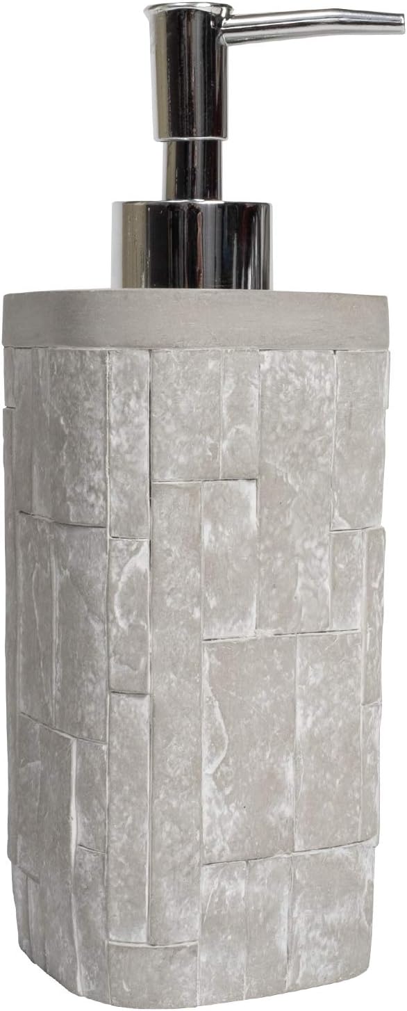Sweet Home Collection Bathroom Accessories Collection Unique Decorative Beautiful Designs Bath Décor, Lotion Pump/Soap Dispenser, Avalon (Pack of 1)