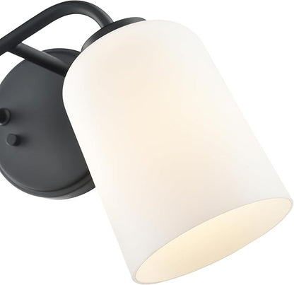 ML Lighting 214202-MB Laphia 14" Wide 2-Light Vanity - Matte Black