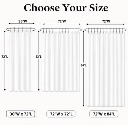 TUDECO Ivory Lace Stall Shower Curtains for Narrow Bathroom, 36''W x 72''L | 36 Shower Curtain, Vintage Flora, Brightens Space, Gentle Privacy,Scalloped Edges, Attached Valance, Reinforced Holes