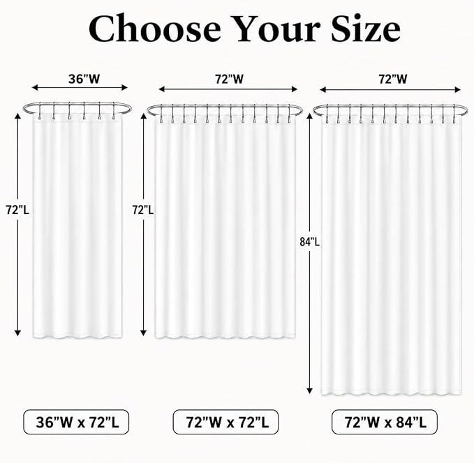 TUDECO Extra Long Ivory Lace Shower Curtain for Bathroom, 72W x 85L Inch | Vintage Floral, Semi Sheer, Antique Vibe, Scalloped Bottom, Attached Valance, Soft Light, Gentle Privacy, Mechine Washable