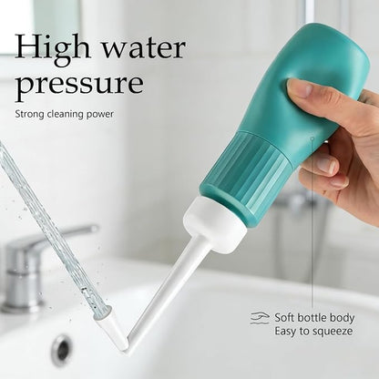 Portable Bidet for Travel Peri Bottle Postpartum Handheld Bidet sprayers, Retractable Nozzle, Storage Bag, Leak-Proof, FDA & CE Certified, 350ml