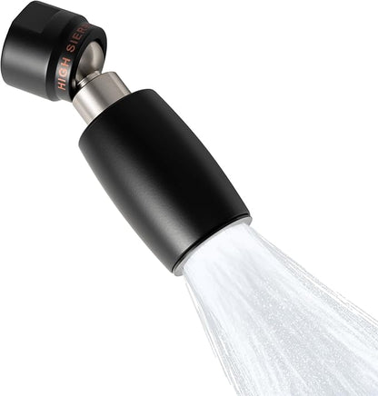 High Sierra® - CLASSIC™ Solid Lead-Free Metal 2.0 GPM Award Winning. High Pressure Shower Head. Patented Nozzle Never Clogs - Matte Black Finish