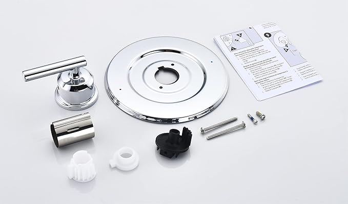 Tearel Shower Trim Kit for Moen T2901 Chrome Shower Handle 2-Pack, Compatible with Moen Posi-Temp Valve Series, Solid Metal Construction, Repair Wobbly Handle or Bathroom Renovation