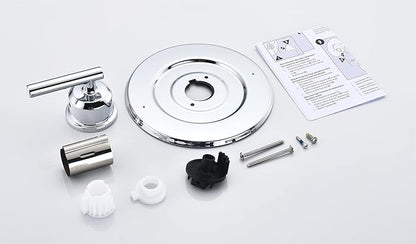 Tearel Shower Trim Kit for Moen T2901 Chrome Shower Handle 2-Pack, Compatible with Moen Posi-Temp Valve Series, Solid Metal Construction, Repair Wobbly Handle or Bathroom Renovation