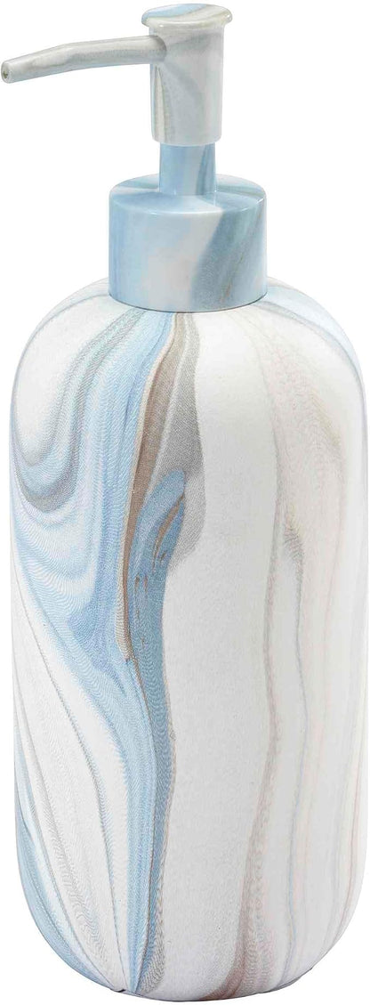Avanti Linens Accessories Bathroom Essentials, Lotion Pump, Blue | Refillable, Soap & Lotion Pump, Easy Pump, Durable Construction, Seasonal Bathroom Decor