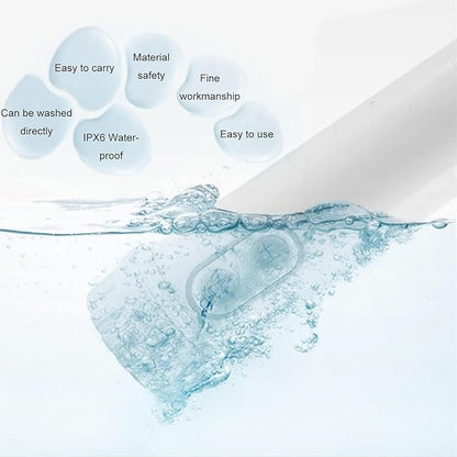 Portable Bidet Travel Bidet Sprayer Electric Handheld Bidet ,Ipx6 Waterproof ,with 2 Pressure Options,for Personal Hygiene Cleaning,Pink