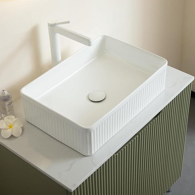 30" Bathroom Vanity with Sink, Small Bathroom Vanity with Durable Ceramic Basin and Sintered Stone Countertop and Soft Closing, Freestanding Bathroom Vanities, Soft Green