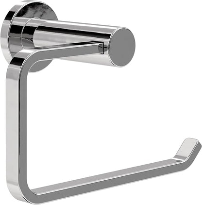 Franklin Brass Kildare (1-Pack) Toilet Paper Holder/Hand Towel Holder Polished Chrome Multi-Purpose Bathroom Accessory Wall Mount Euro Tissue Roll Holder/Kitchen Towel Rack Accessories KLD50-PC