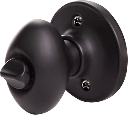 Design House 779199 Egg Keyed Entry Door Knob Matte Black
