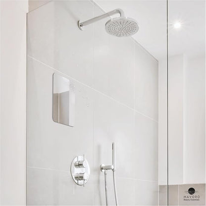 7x9" Shower Shaving Mirror, Acrylic, 3M Peel & Stick,Frameless, Less Fog(2)
