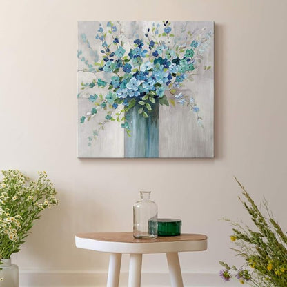 Renditions Gallery Sea Isle Wildflower Wall Art, Premium Gallery Wrapped Canvas Decor, Ready to Hang, 10 in H x 10 in W, Made in America Print, AZS-WC25-40077-R-1010-MK