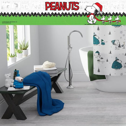Peanuts Snoopy Puffer Coat Holiday Christmas Soap/Lotion/Hand Sanitizer Resin Pump Dispenser, 17.24 Ounces, (Officially Licensed Product) by Franco