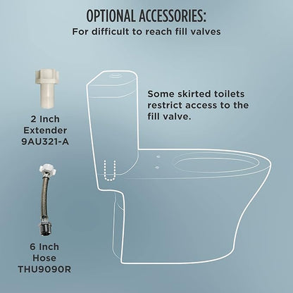 TOTO® WASHLET® KC2 Electronic Bidet Toilet Seat with Heated Seat and SoftClose Lid, Elongated, Cotton White - SW3024#01