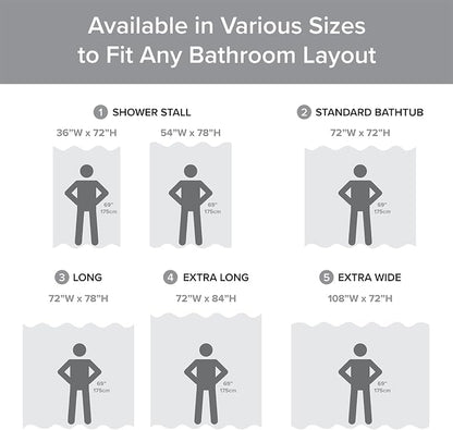 Madison Park Arbor Waffle Extra Wide Shower Curtain, 108 x 72, Grey Solid | Adds Privacy, Machine Washable, Farmhouse, OEKO-TEX Certified Bathroom Curtain, 3M Scotchgard Moisture Management
