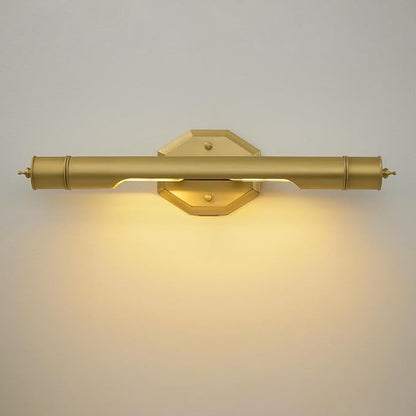 Antique Brass Picture Light Hardwired - 19 In Gold Art Deco Vintage Lights Over Mirror Portrait Pictures Frame - Wall Sconces Lighting Fixtures for Museum Bathroom Vanity Gallery Artwork Library Above