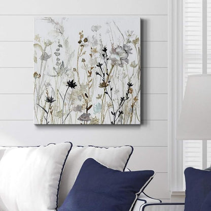 Renditions Gallery Wildflower Mist Wall Art, Premium Gallery Wrapped Canvas Decor, Ready to Hang, 16 in H x 16 in W, Made in America Print