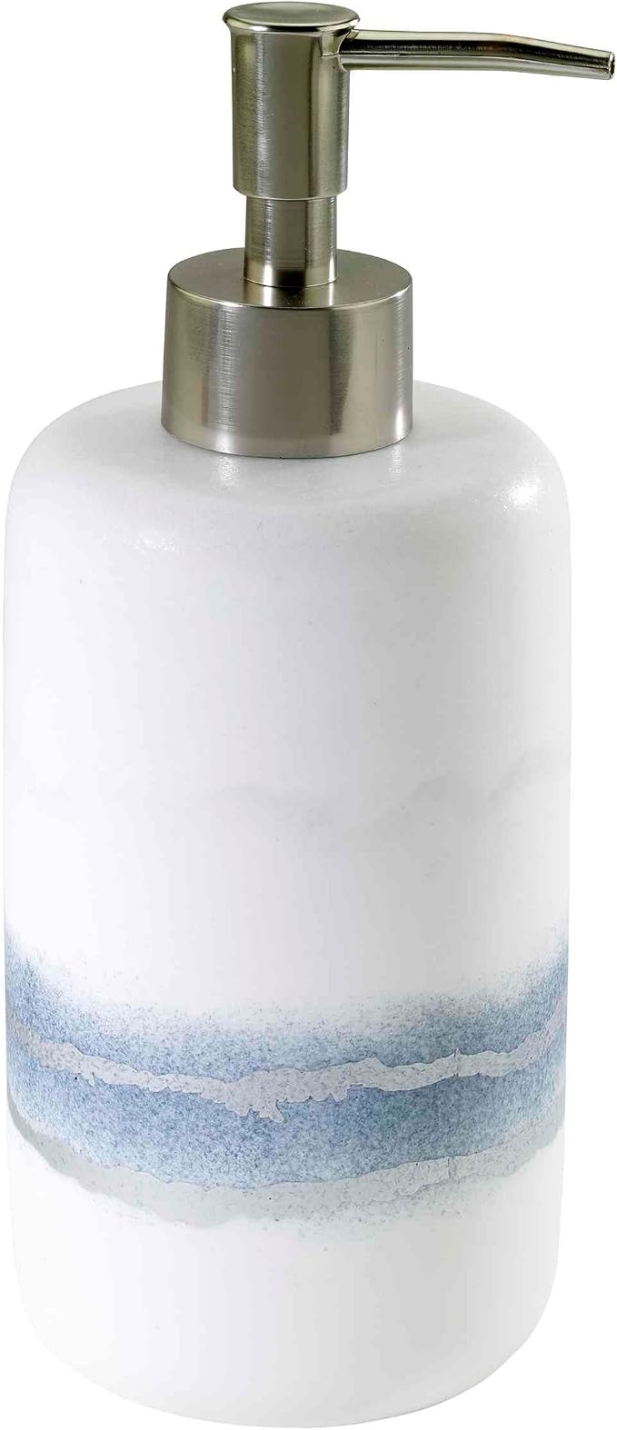 Avanti Linens - Lotion Pump/Soap Dispenser, Resin Countertop Accessories, Marble Inspired Bathroom Essentials (Murano Collection) | Refillable, Soap & Lotion Pump, Easy Pump, Durable Construction, Seasonal Bathroom Decor