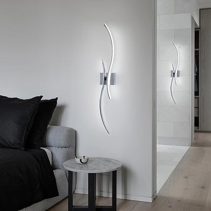 CANEOE Modern LED Wall Sconce, 39Inch LED Bathroom Vanity Light, 6000K Modern Wall Light Fixtures Indoor Wall Lamps for Living Room Hallway Sconces Lighting