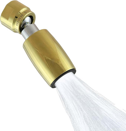 High Sierra® - CLASSIC™ Solid Lead-Free Metal 1.5 GPM Award Winning. Ultra Low Flow Shower Head. Patented Nozzle Never Clogs - Polished Brass Finish