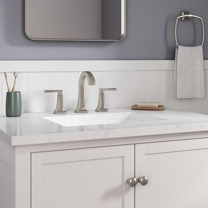American Standard 7426801.295 Belmeade Two-Handle 8-Inch Widespread Bathroom Faucet, 1.2 GPM, Brushed Nickel