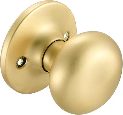 Design House 726950 Cambridge Dummy Door Knob Satin Gold