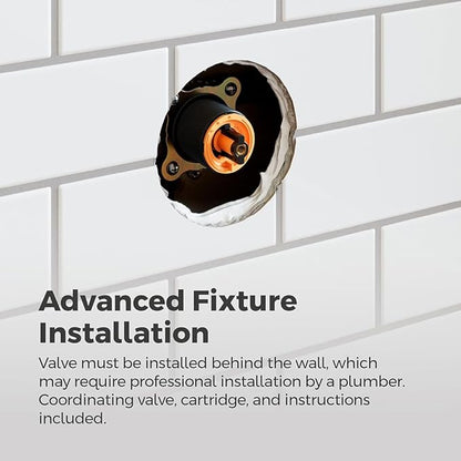 Pfister Venturi Tub & Shower Trim Kit, Valve and Cartridge Included, 1-Handle, Matte Black Finish, 8P8WS2VNSB