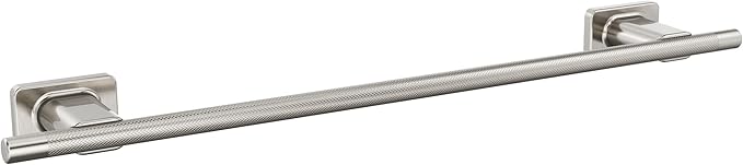 Amerock Bronx Brushed Nickel 18 inch (457mm) Towel Bar, BH26614G10