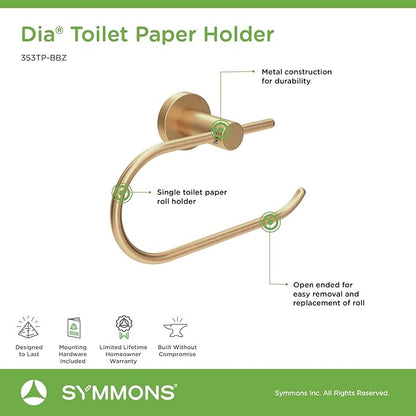 Symmons 35AC4BUNDLEBBZ Bathroom-Hardware, 4 Pieces, Brushed Bronze