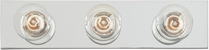 Westinghouse 6640600 Bath Bar Vanity, 3-Light, Chrome