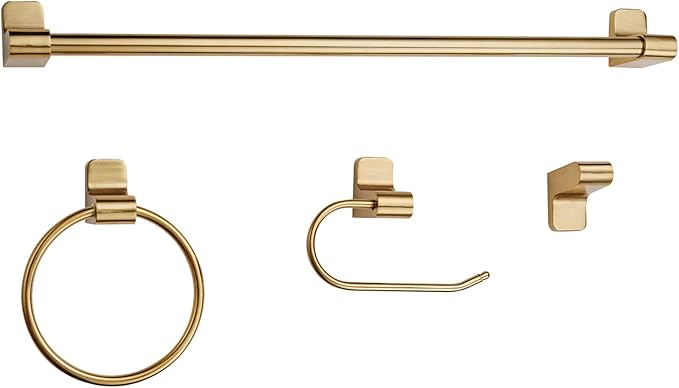 Globe Electric 51695 Positano Bath Set, Brass