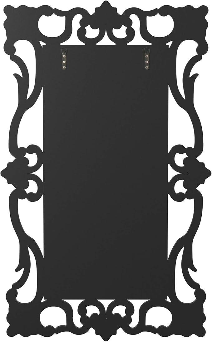 Howard Elliott Collection Large Rebecca Rectangular Venetian Wall Hanging Mirror, Antique Accent Design with Mirrored Frame, Wall Mirror for Home, Living Room, Entryway and Bathroom, 47 x 29 Inch