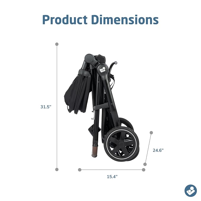 Maxi-Cosi Zelia 2 Luxe 5-in-1 Modular Travel System, New Hope Black