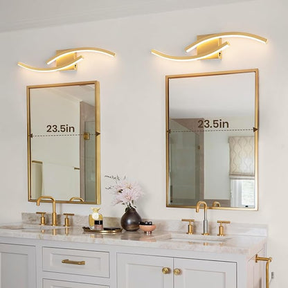 23.62 inch Vanity Light for Bathroom Lighting Fixtures Over Mirror Dimmable 5CCT Vanity Lighting Fixture Modern Bathroom Vanity Light Modern Wall lamp